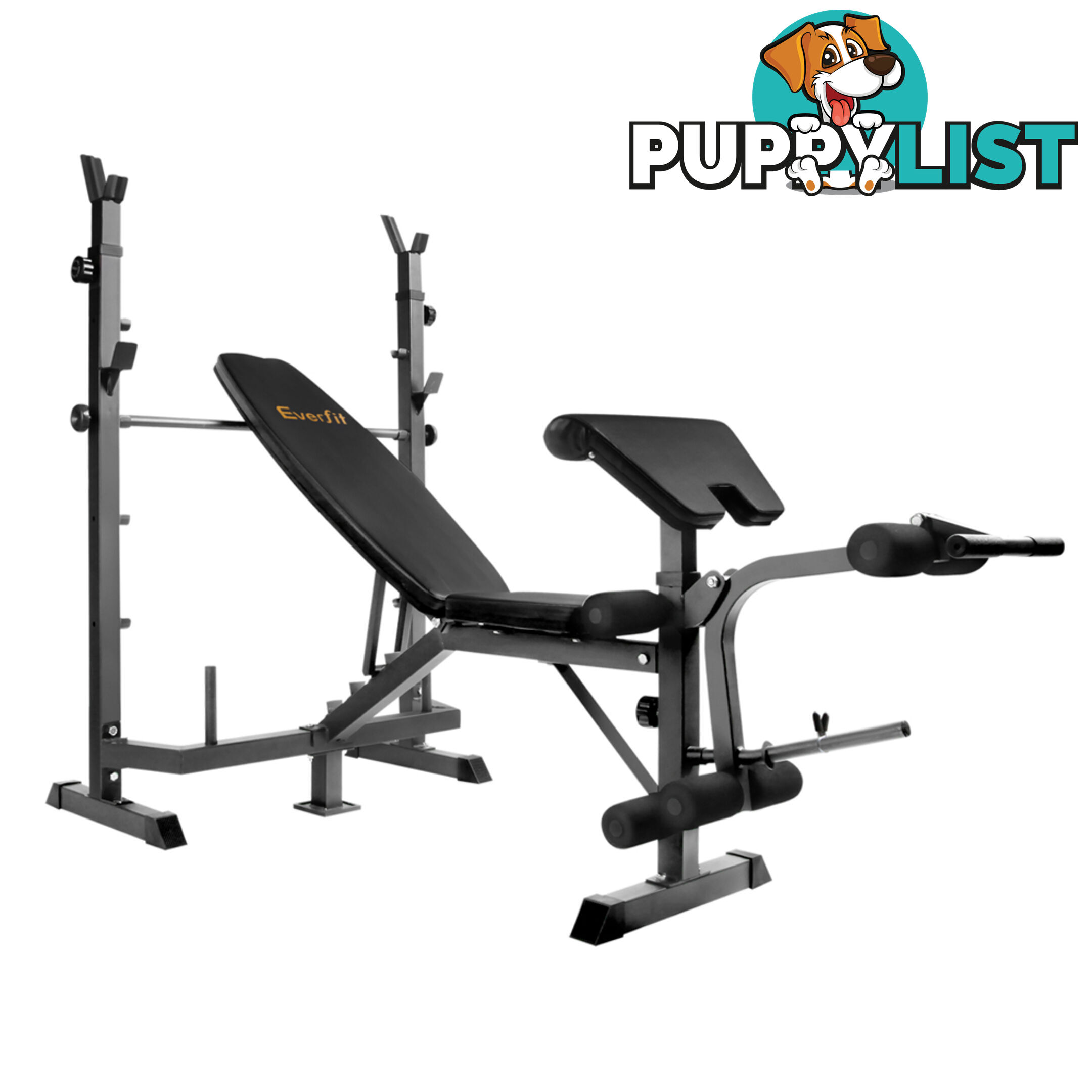 Multi-functional Fitness Bench Black