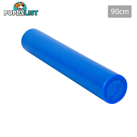 Yoga Gym Pilates EPE Stick Foam Roller Blue 90 x 15cm