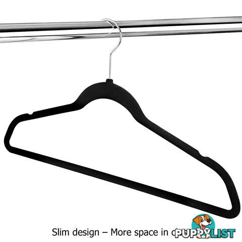 Set of 200 Velvet Coat Hangers