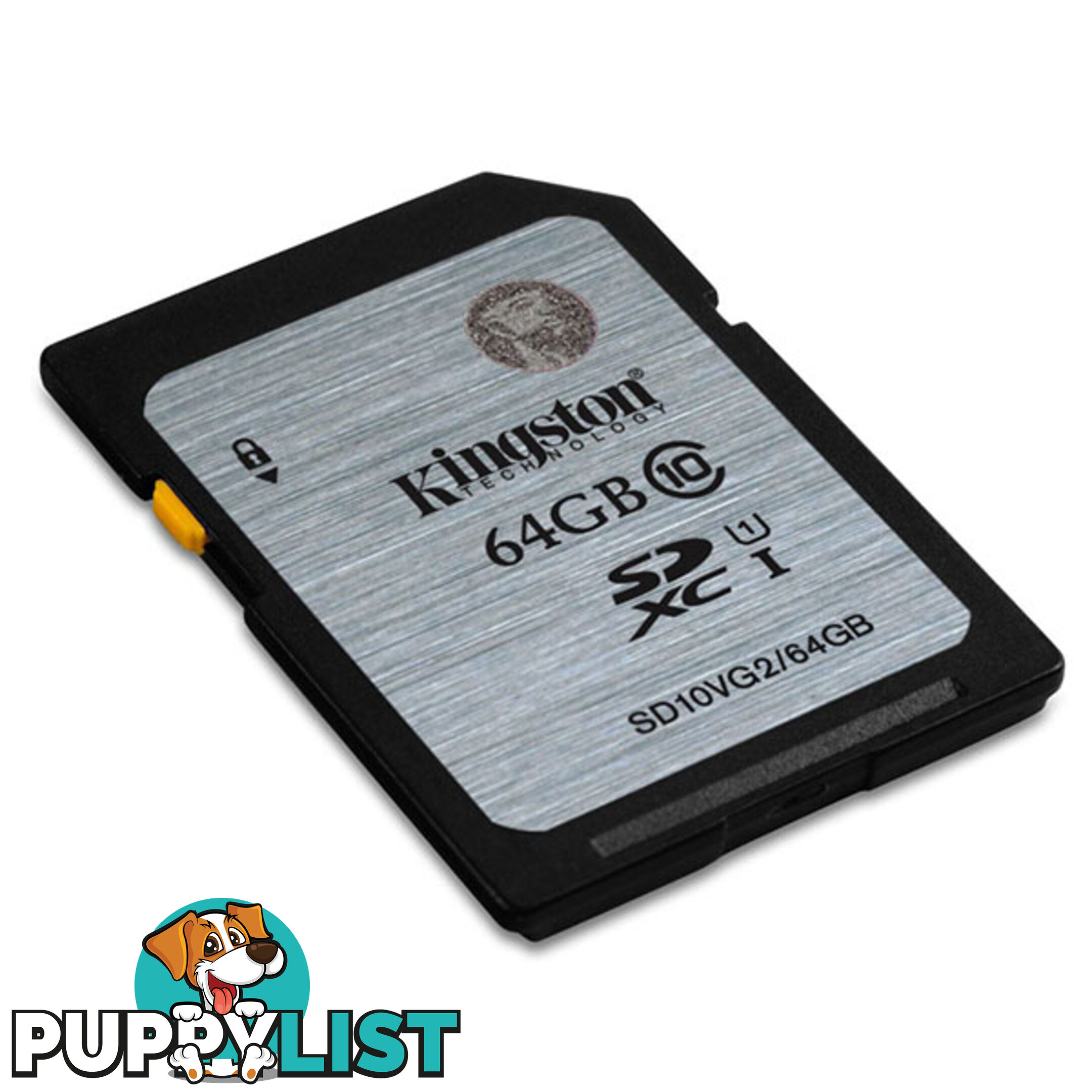 KINGSTON 64GB SDXC Class10 UHS-I 80MB/s Read Flash Card  Retail   (SD10VG2/64GBFR)