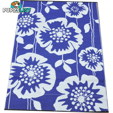 GODETIA Rug Purple & White 150x210cm