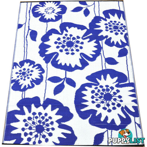 GODETIA Rug Purple & White 150x210cm