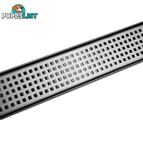 Square Stainless Steel Shower Grate Drain Floor Bathroom 900mm