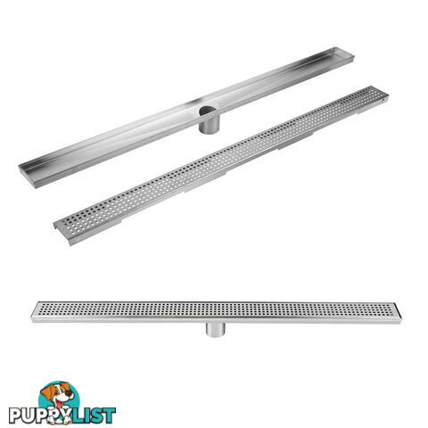 Square Stainless Steel Shower Grate Drain Floor Bathroom 900mm