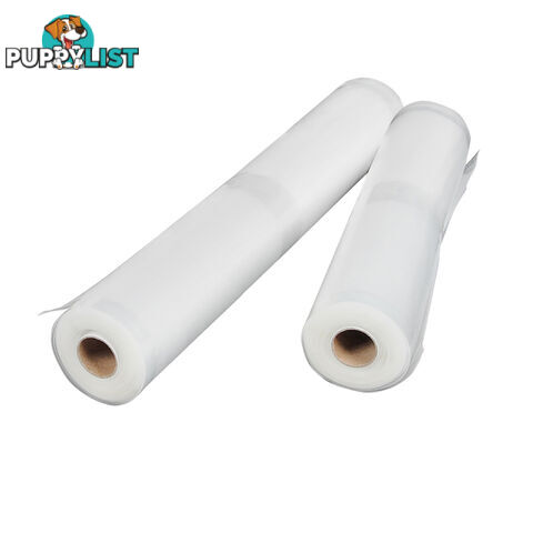 2x Vacuum Food Sealer Storage Rolls 22cm 28 cm