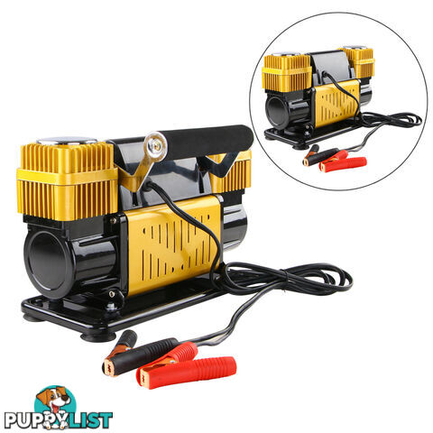 Portable Air Compressor Extra Heavy Duty Car Bike 12V 250L/Min