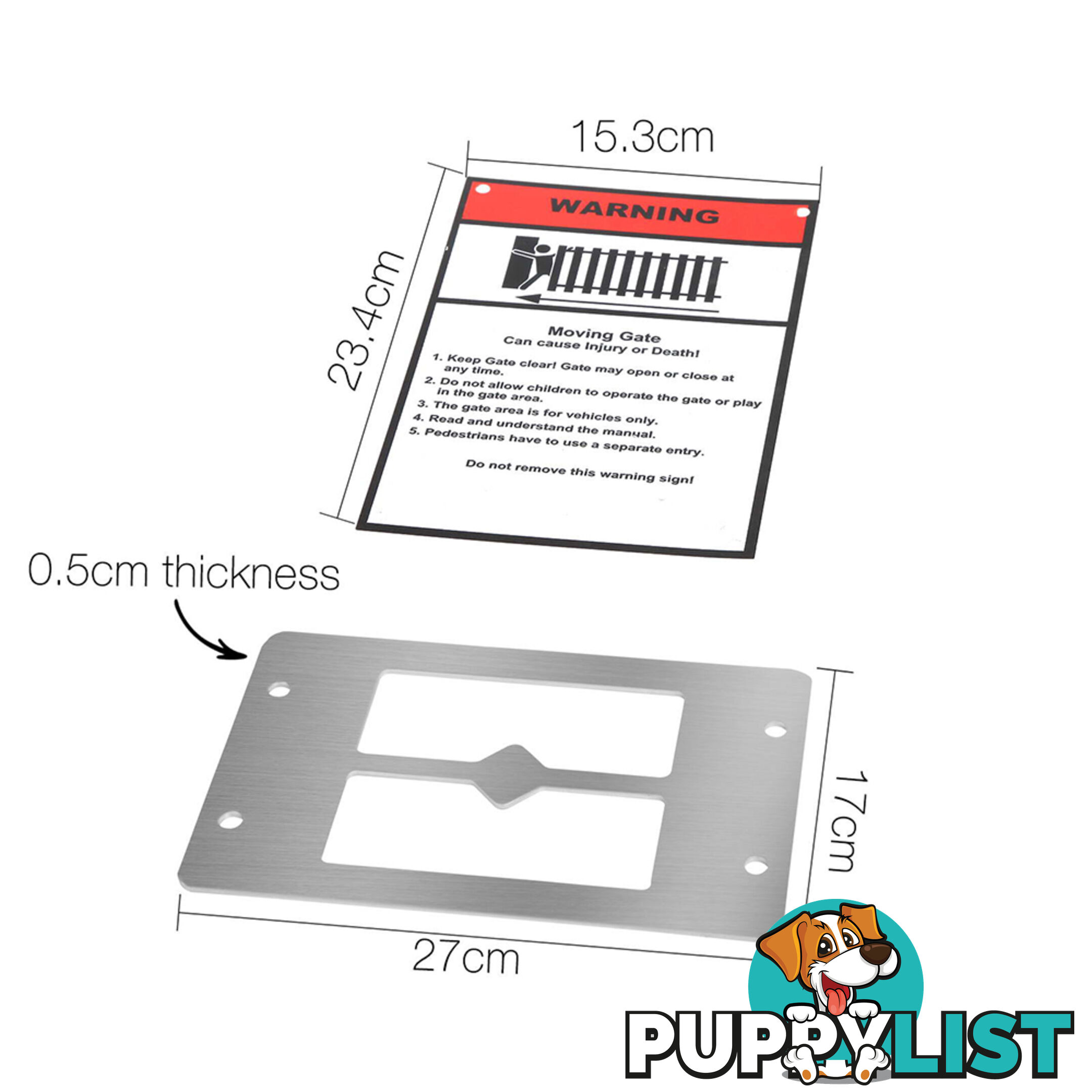 1800kg  LockMaster Automatic Sliding Gate Opener with 2 Remote Controllers