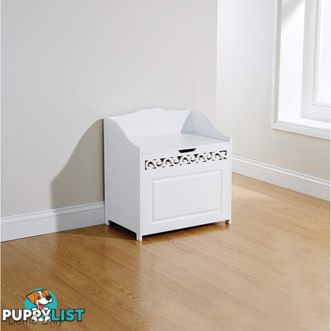 Lure Floor Hamper in WHITE