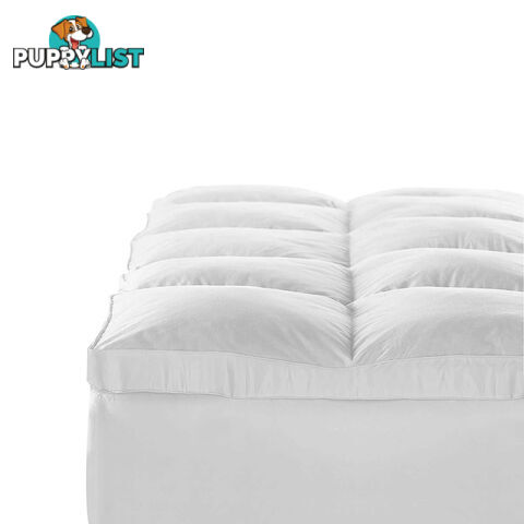 Duck Feather & Down Pillowtop Matress Topper - Queen