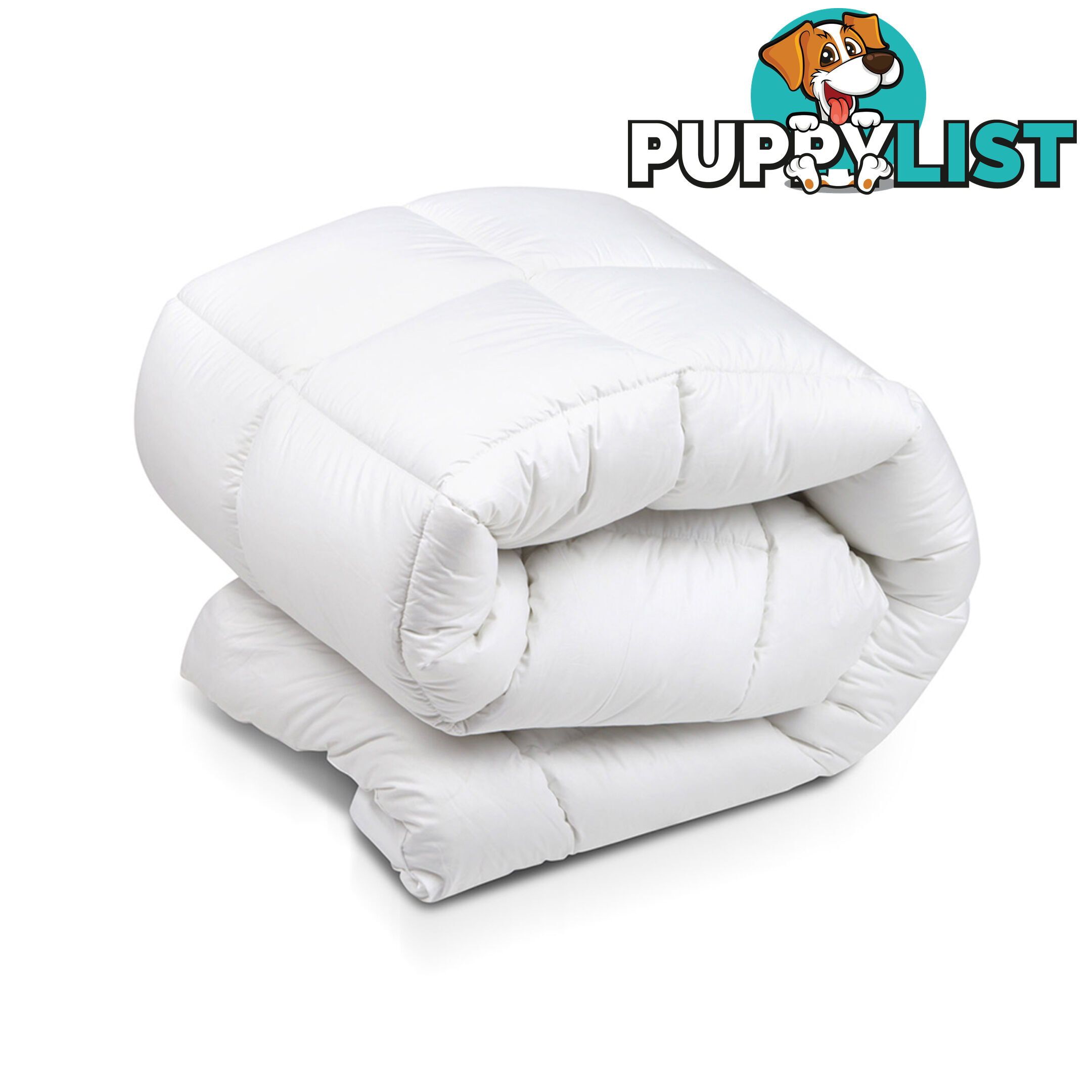 Duck Feather & Down Pillowtop Matress Topper - Queen