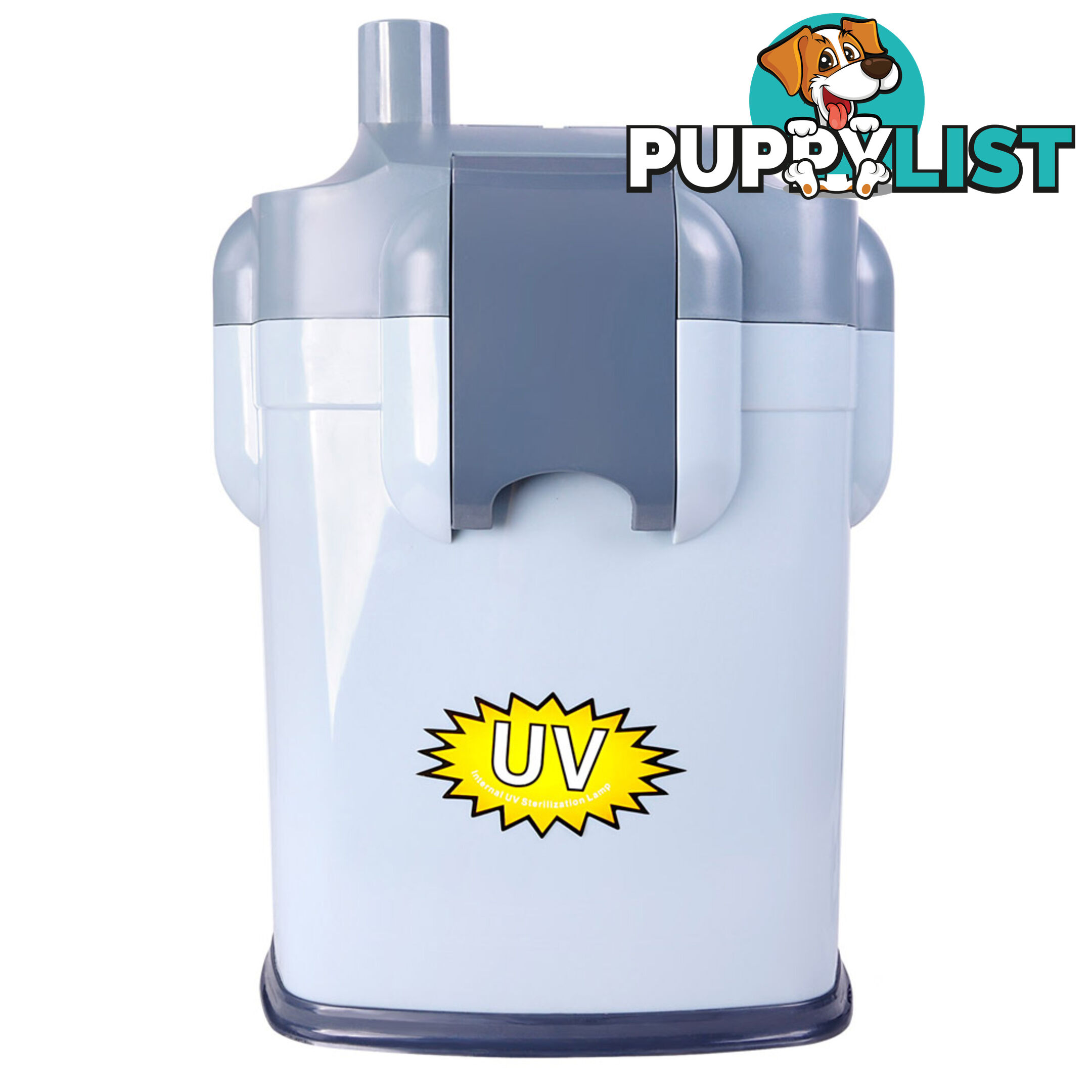 1800LPH Aquarium Fish Tank External Canister Water Filter w/ UV Bulb