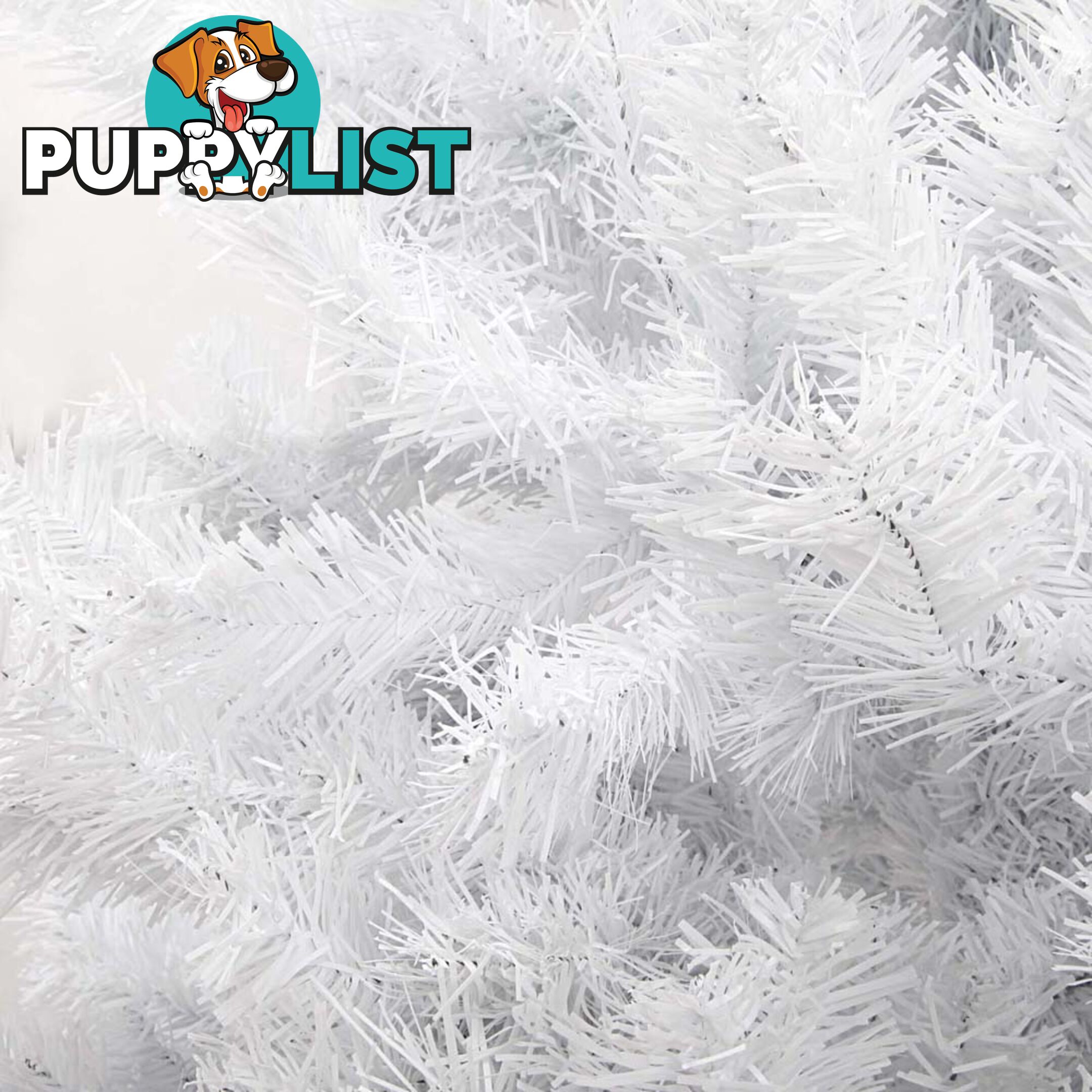 1.8M Christmas Tree With Decorations - White