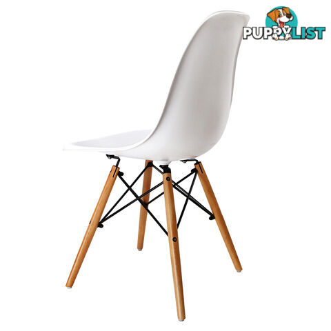 Set of 4 Dining Chair White