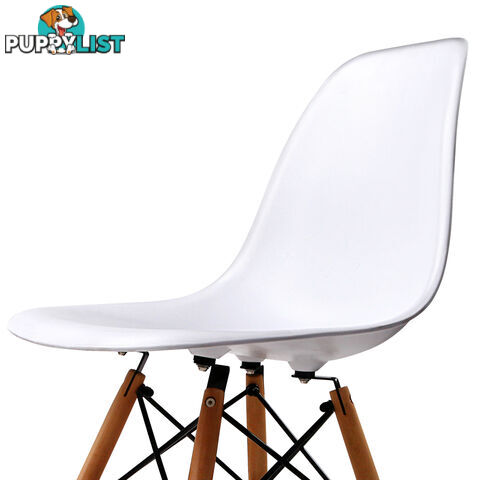 Set of 4 Dining Chair White