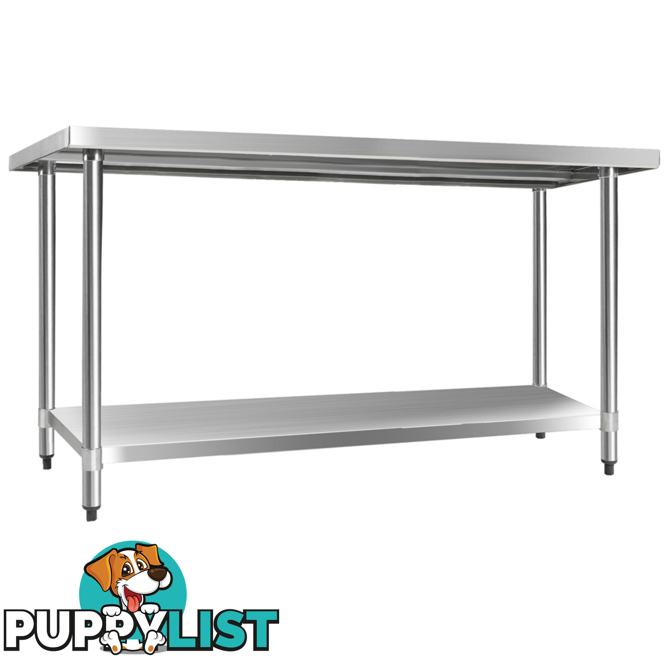 430 Stainless Steel Kitchen Work Bench Table 1524mm