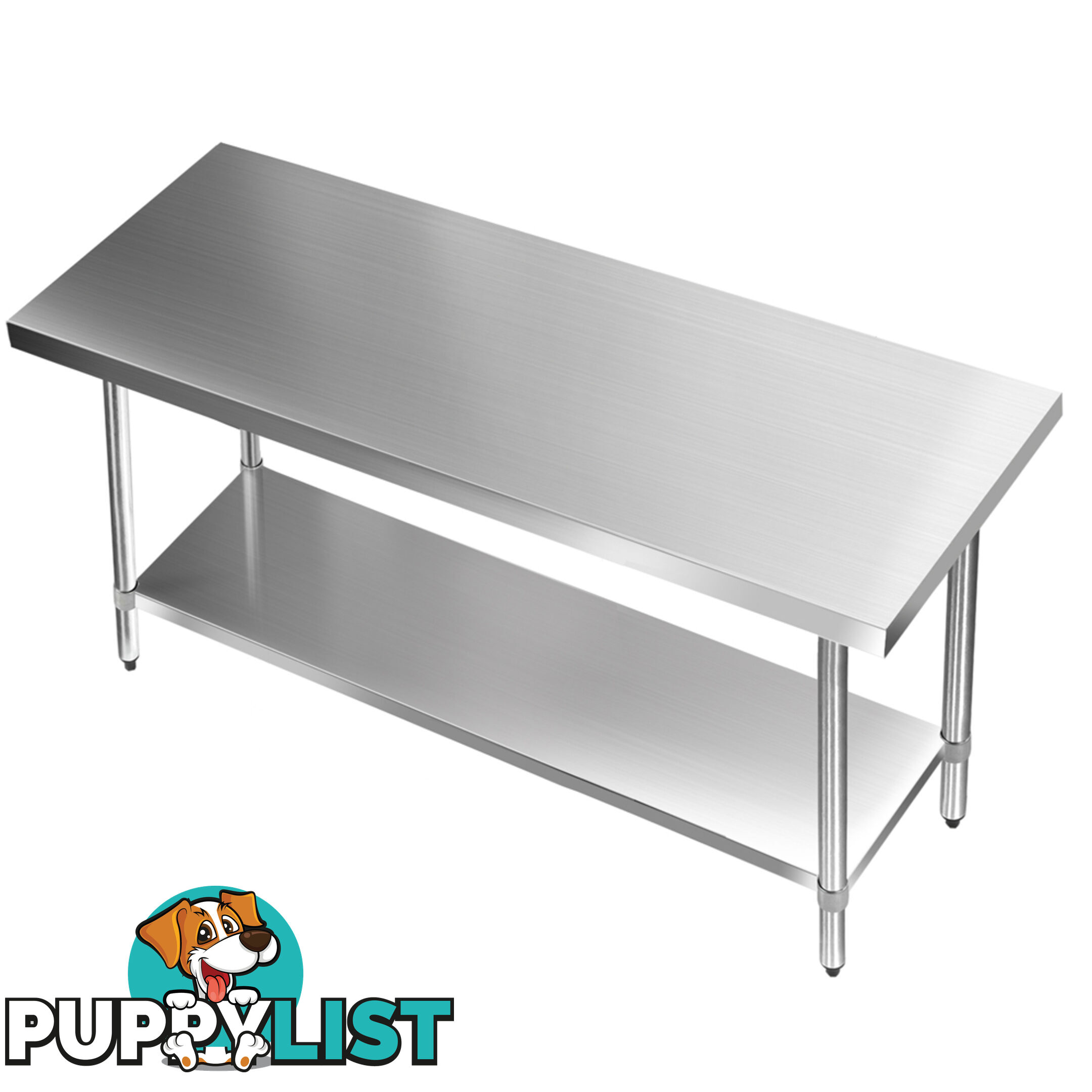 430 Stainless Steel Kitchen Work Bench Table 1524mm