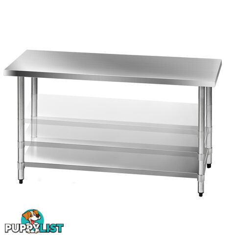 430 Stainless Steel Kitchen Work Bench Table 1524mm