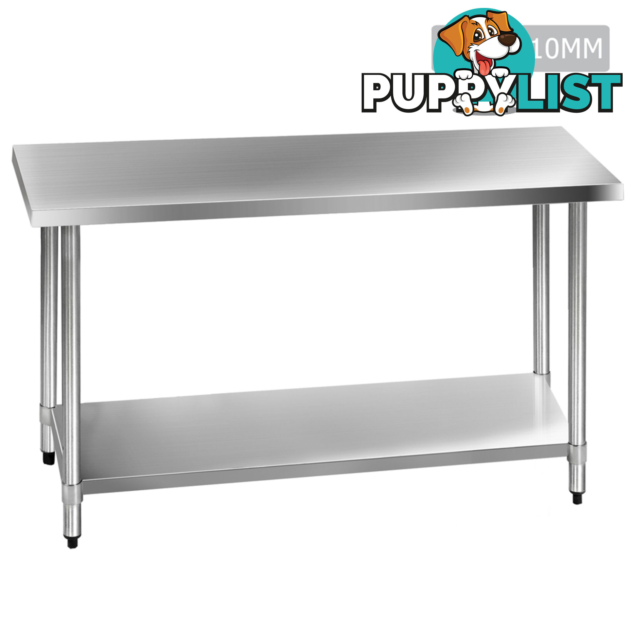 430 Stainless Steel Kitchen Work Bench Table 1524mm