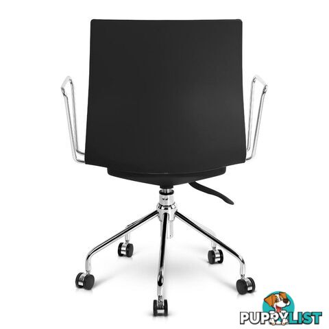 Modern Office Chair with Armrests Black