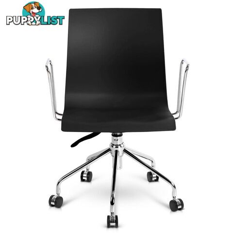 Modern Office Chair with Armrests Black