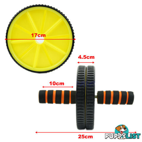 ABS Abdominal Exercise Wheel Gym Fitness Machine Body Strength Traning Roller