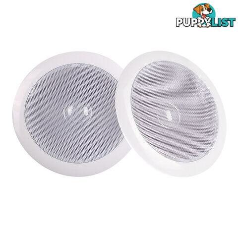 Set of 2 Home Theatre Round Ceiling Speaker 6 inch