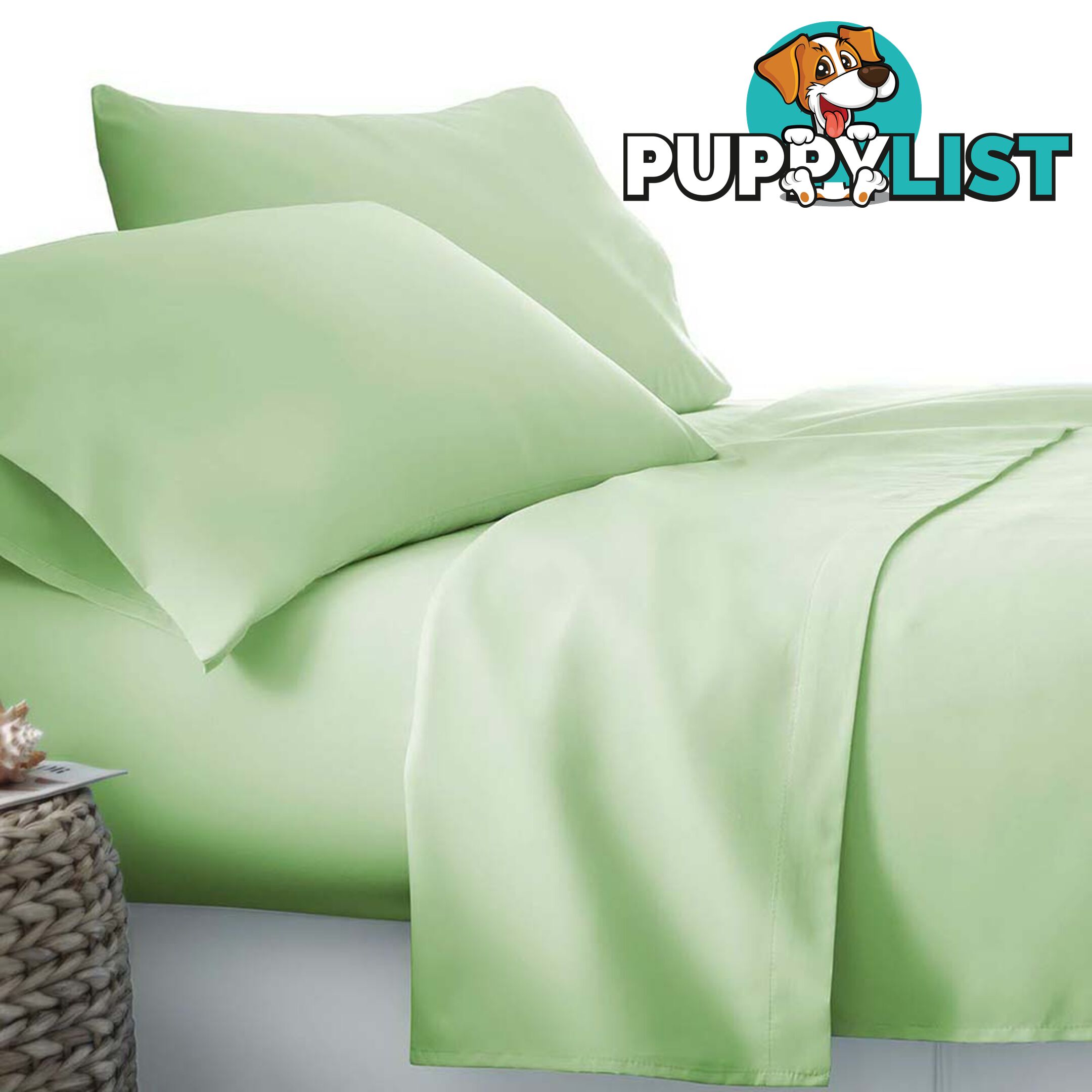 4 Piece Microfibre Sheet Set Queen _ÑÐ Green