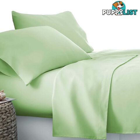 3 Piece Microfibre Sheet Set Single _ÑÐ Green