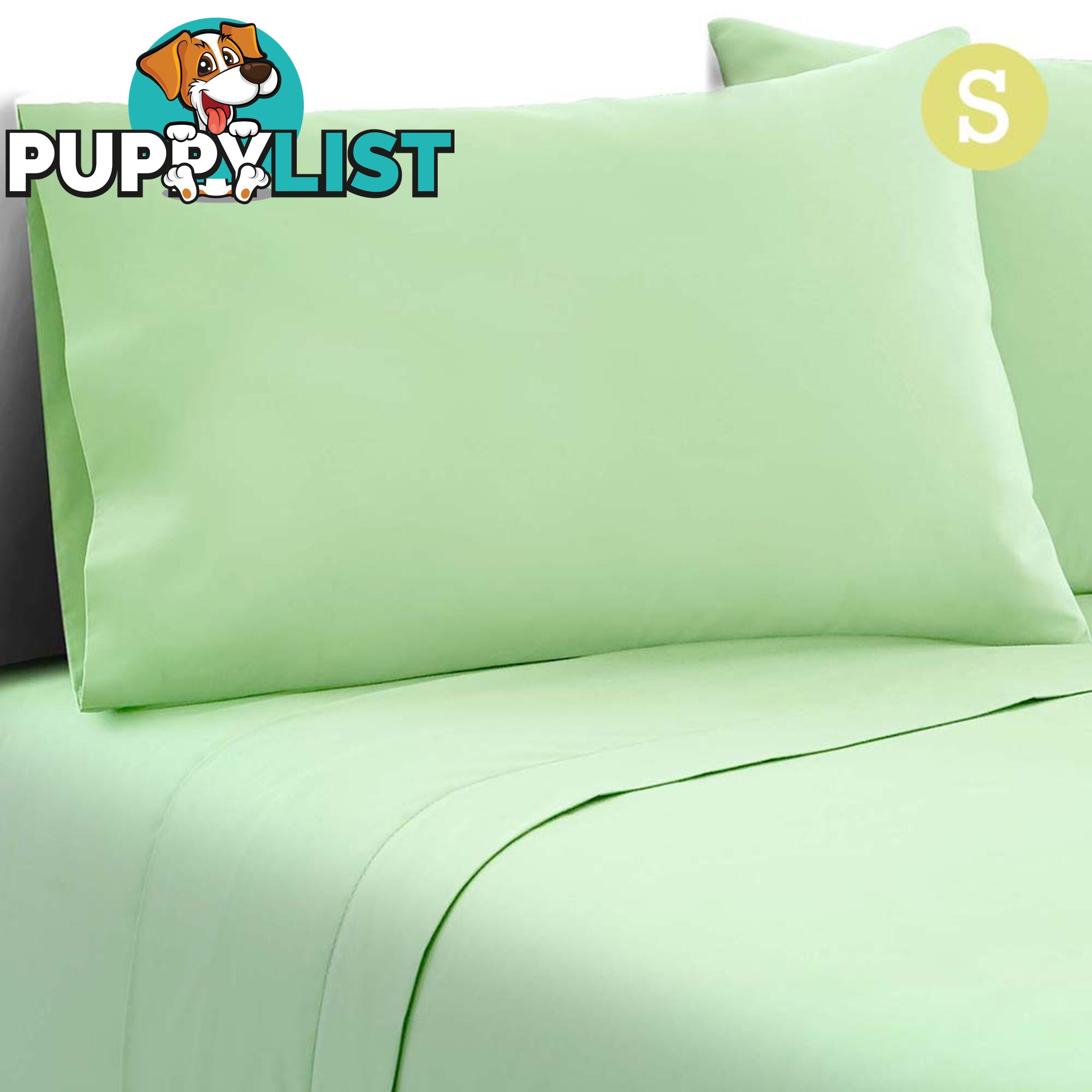 3 Piece Microfibre Sheet Set Single _ÑÐ Green