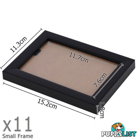 23 pcs Photo Frames Set Wall Black