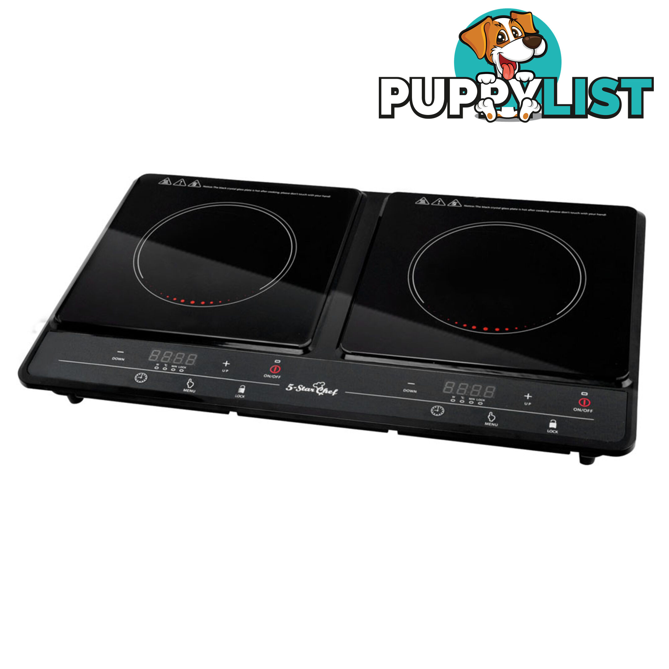 5 Star Chef Induction Cooktop Portable Duo