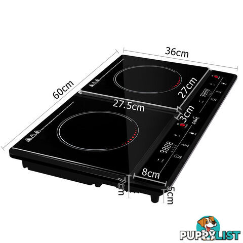 5 Star Chef Induction Cooktop Portable Duo