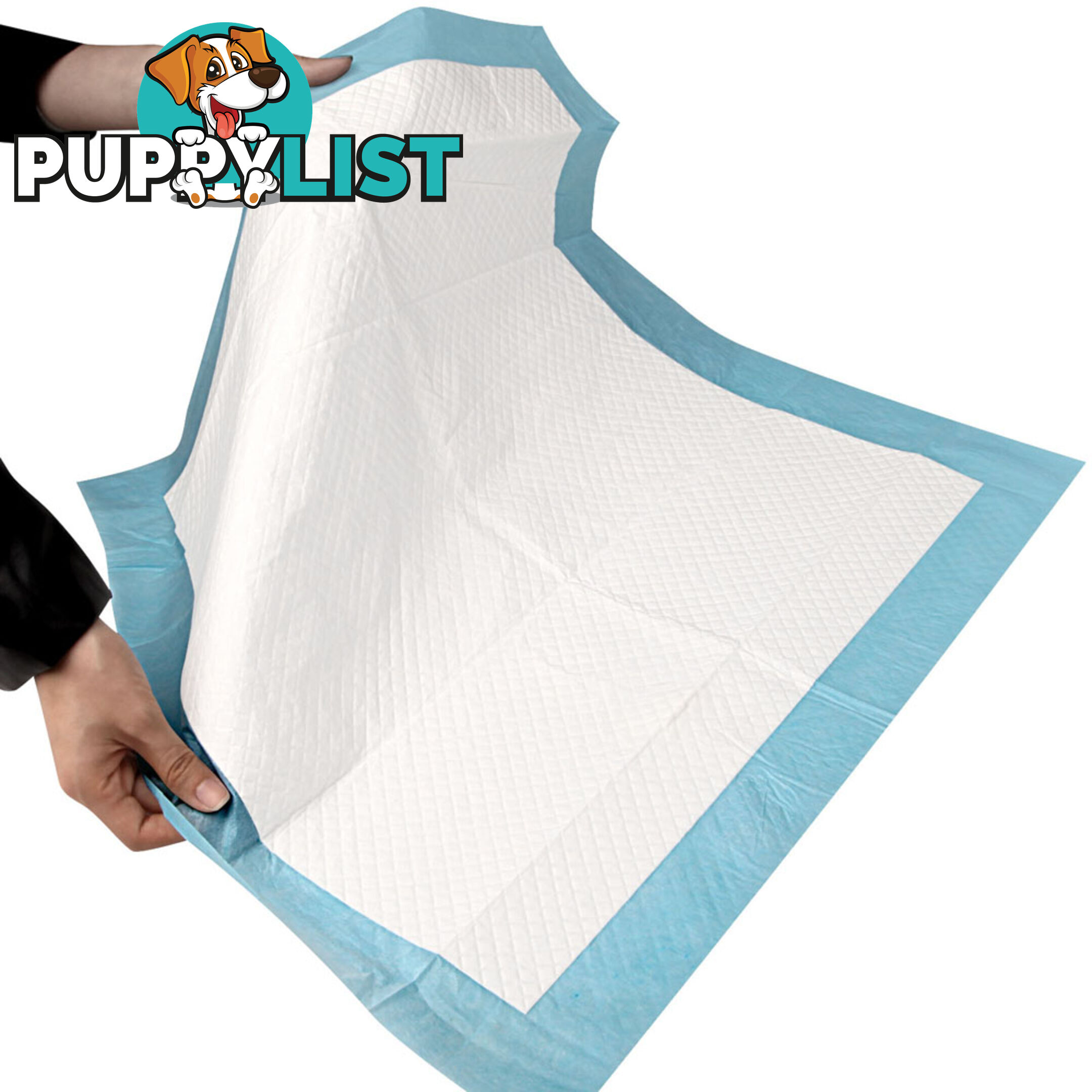 100 Puppy Pet Dog Toilet Training Pads Blue