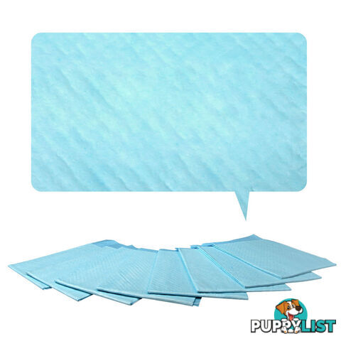 100 Puppy Pet Dog Toilet Training Pads Blue