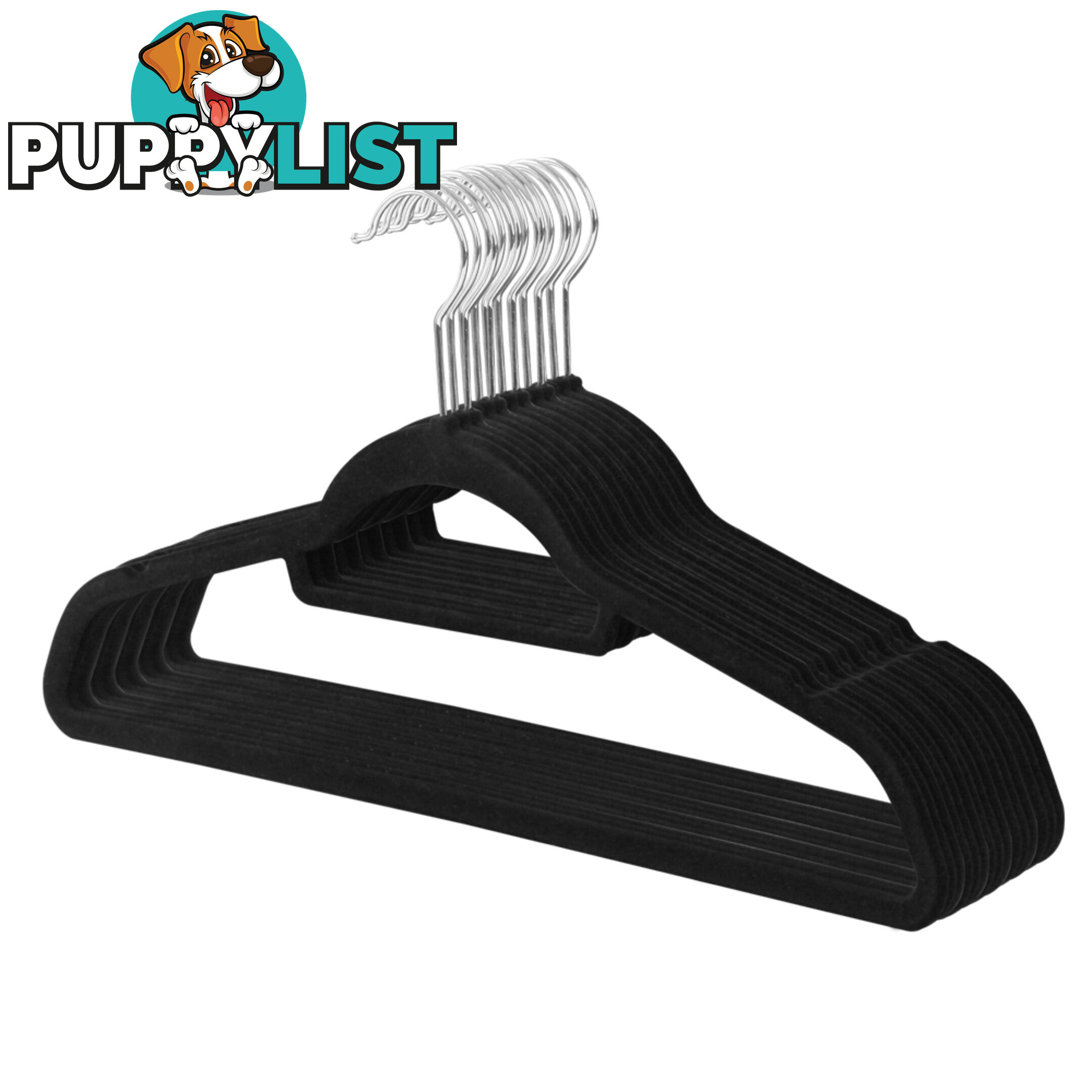 100 Pack Velvet Hangers with Tie Bar