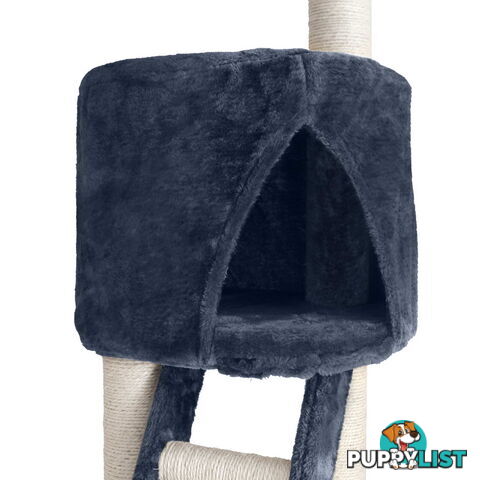 Cat Scratching Poles Post Furniture Tree 244cm Dark Grey