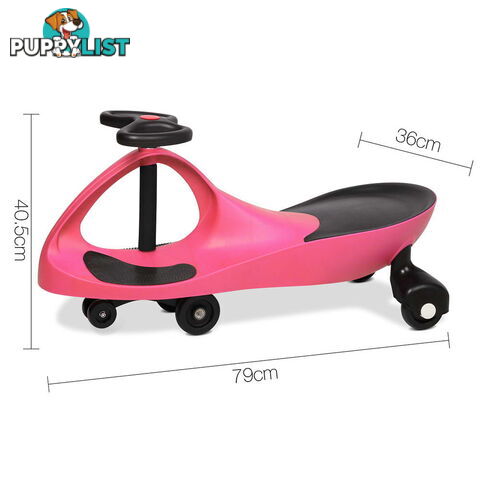 Pedal Free Swing Car - Pink