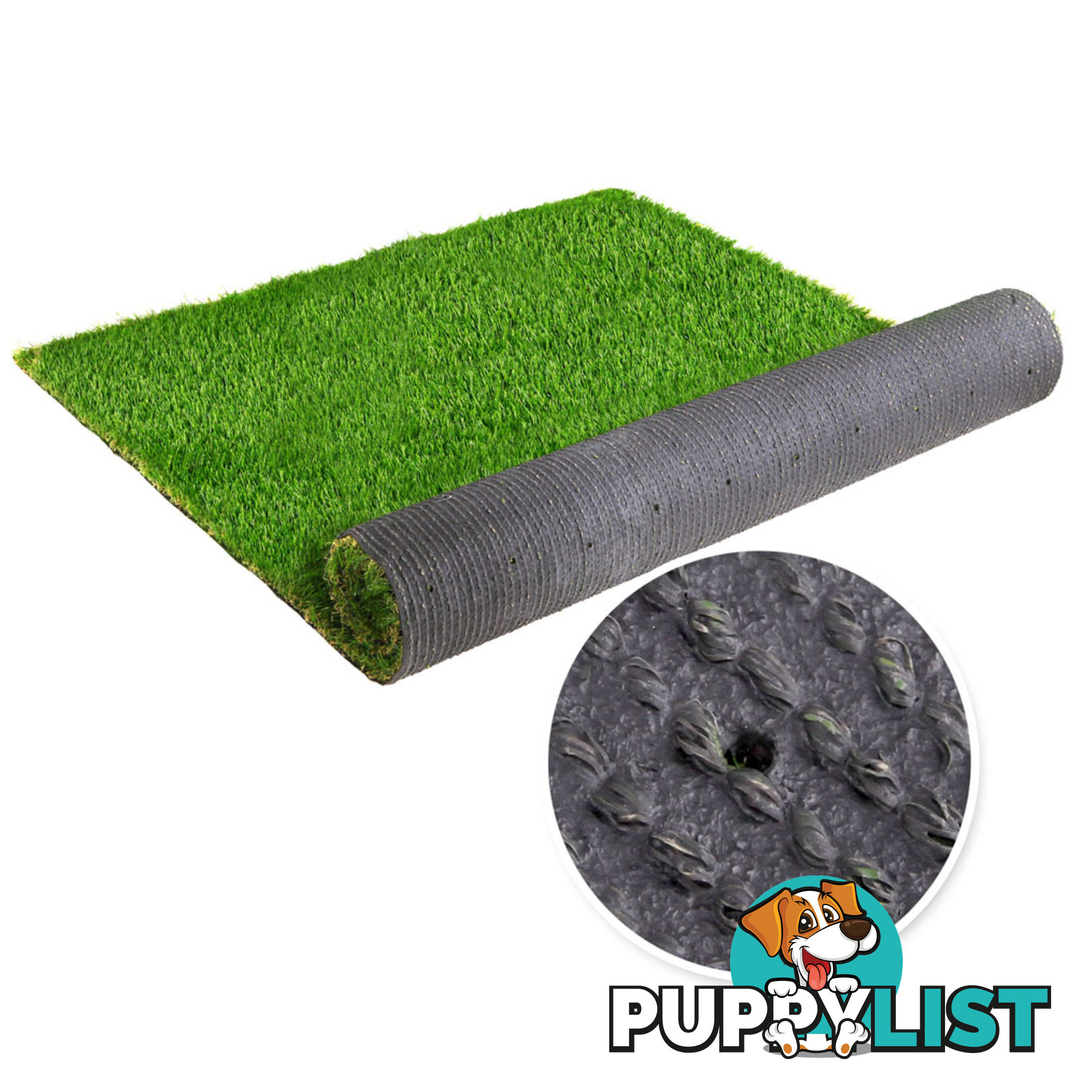 Artificial Grass 10 SQM Polyethylene Lawn Flooring 20mm Olive