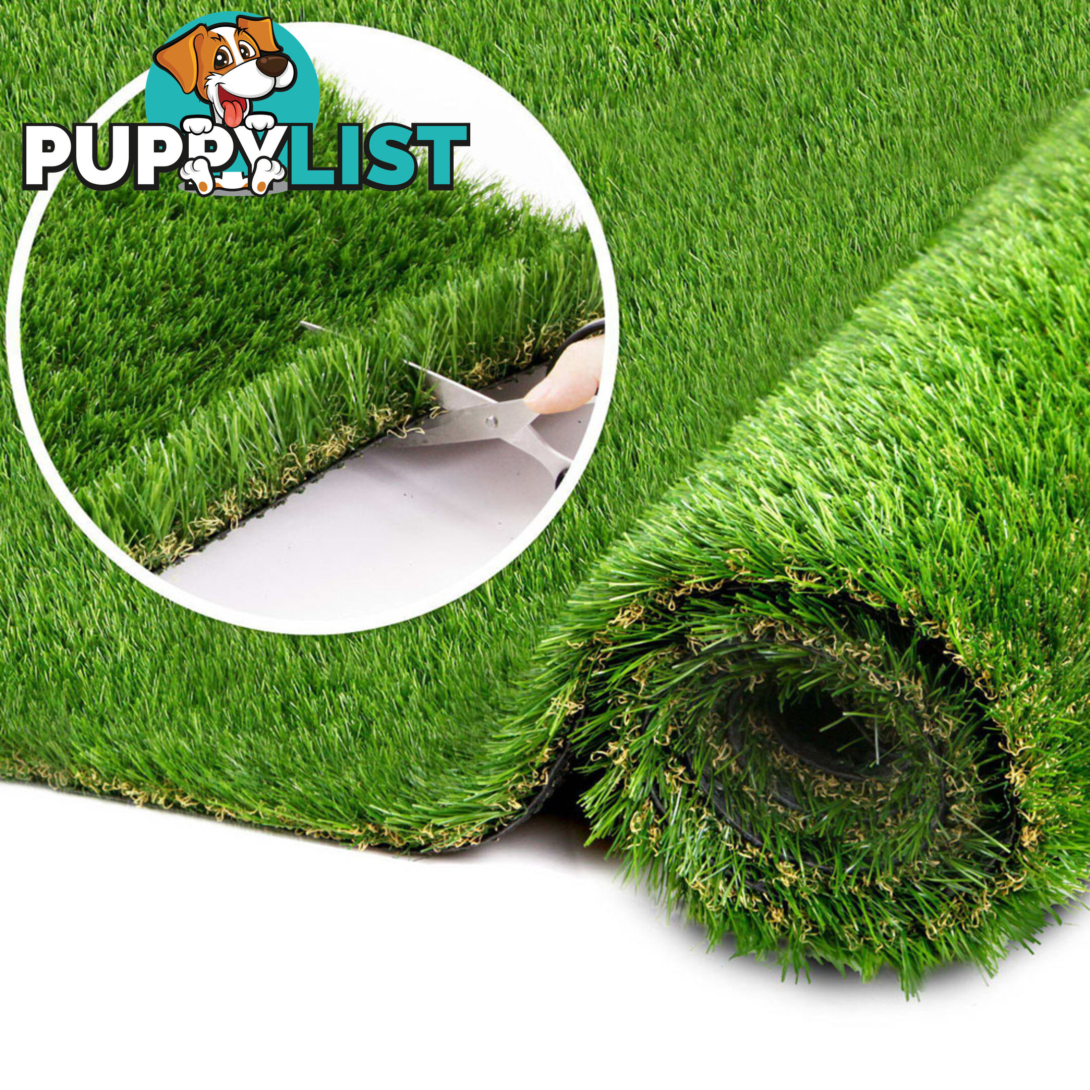 Artificial Grass 10 SQM Polyethylene Lawn Flooring 20mm Olive