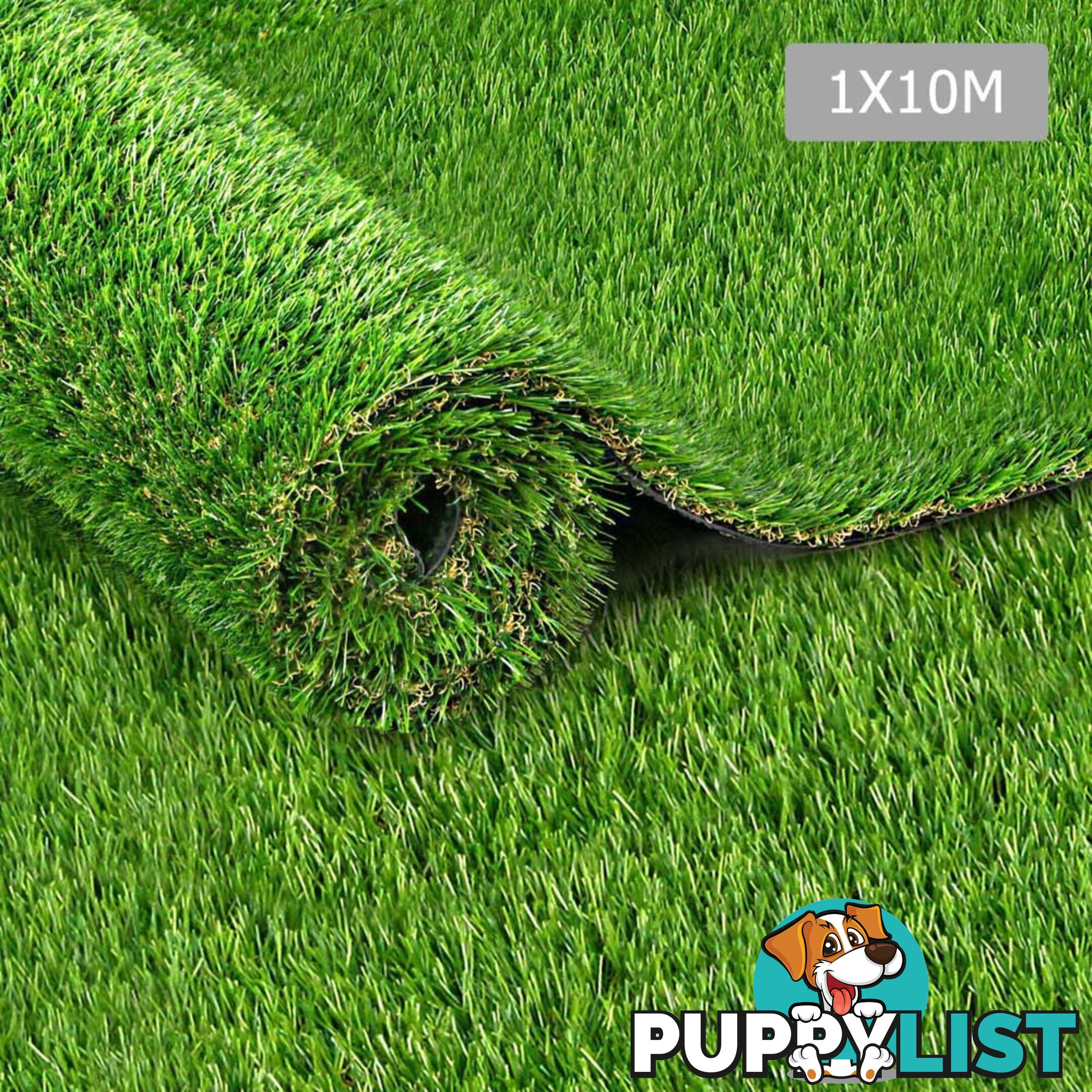 Artificial Grass 10 SQM Polyethylene Lawn Flooring 20mm Olive