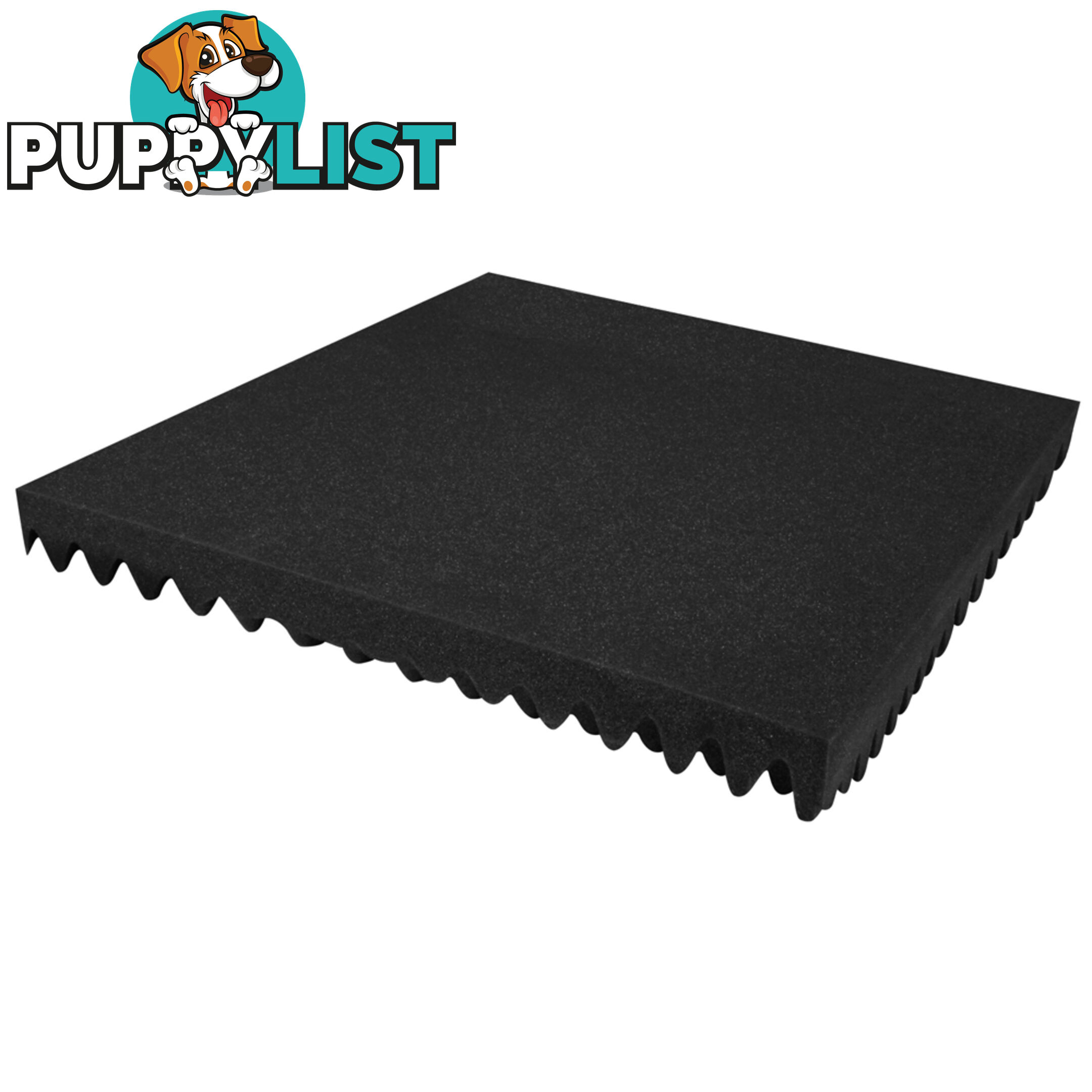 Studio 20 Eggshell Acoustic Foam Black 50 x 50cm