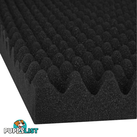 Studio 20 Eggshell Acoustic Foam Black 50 x 50cm