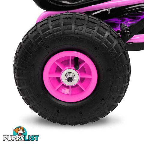 Kids Pedal Go Kart - Pink