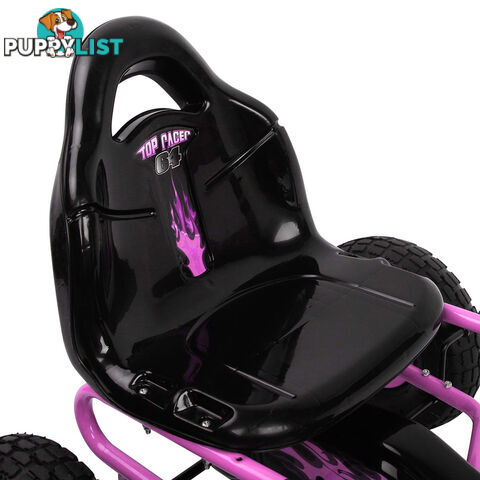 Kids Pedal Go Kart - Pink