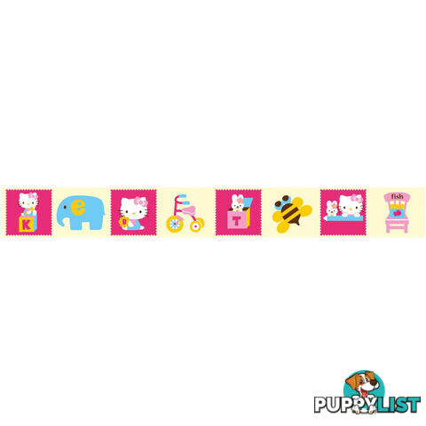 Hello Kitty Wall Border Stickers - Totally Movable