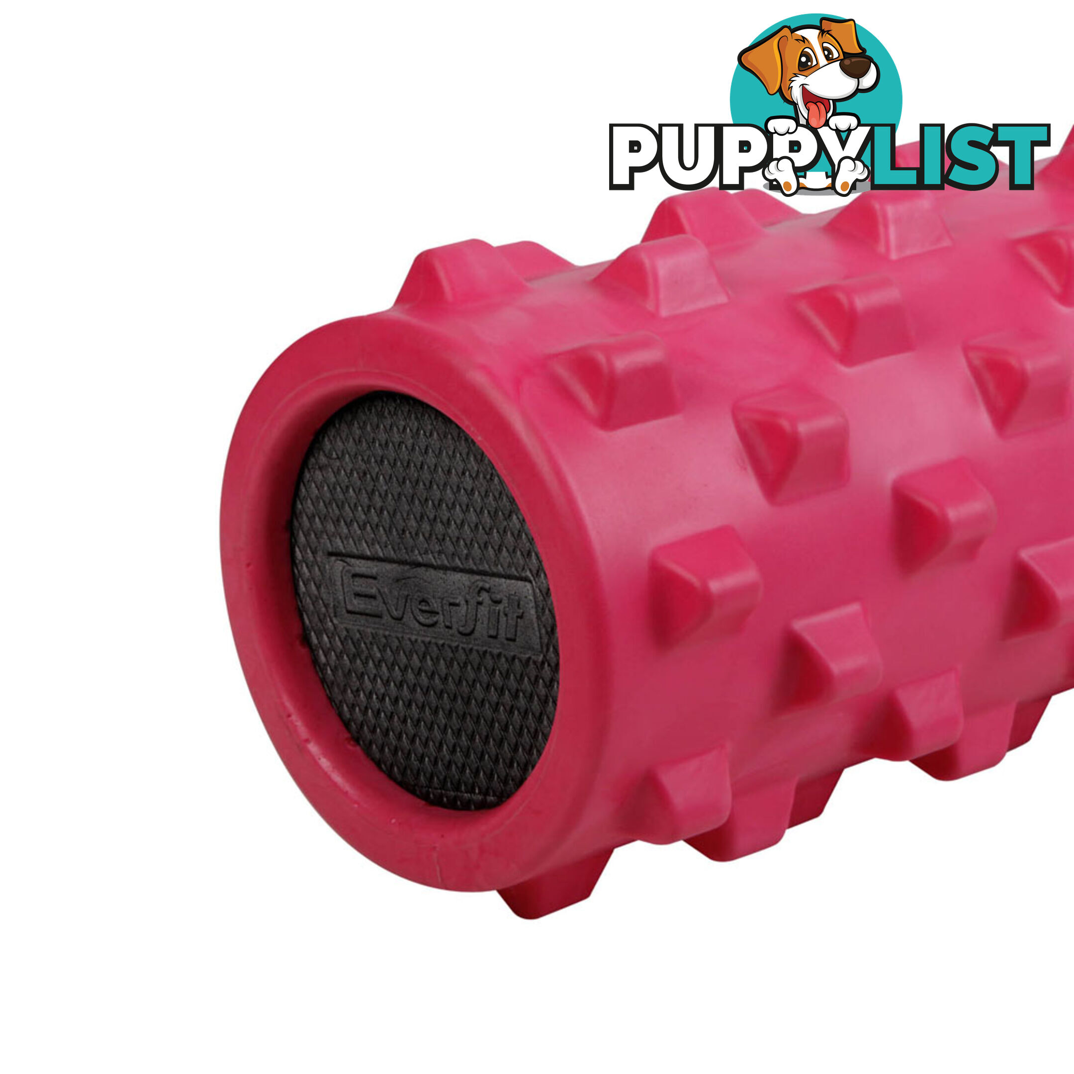 Yoga Gym Pilates EVA Stick Foam Roller Pink 79 x 13cm