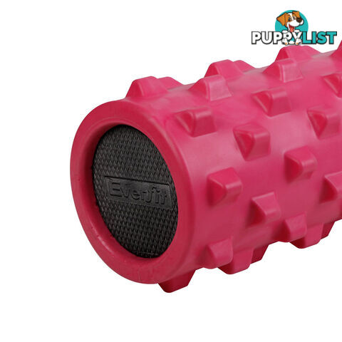 Yoga Gym Pilates EVA Stick Foam Roller Pink 79 x 13cm