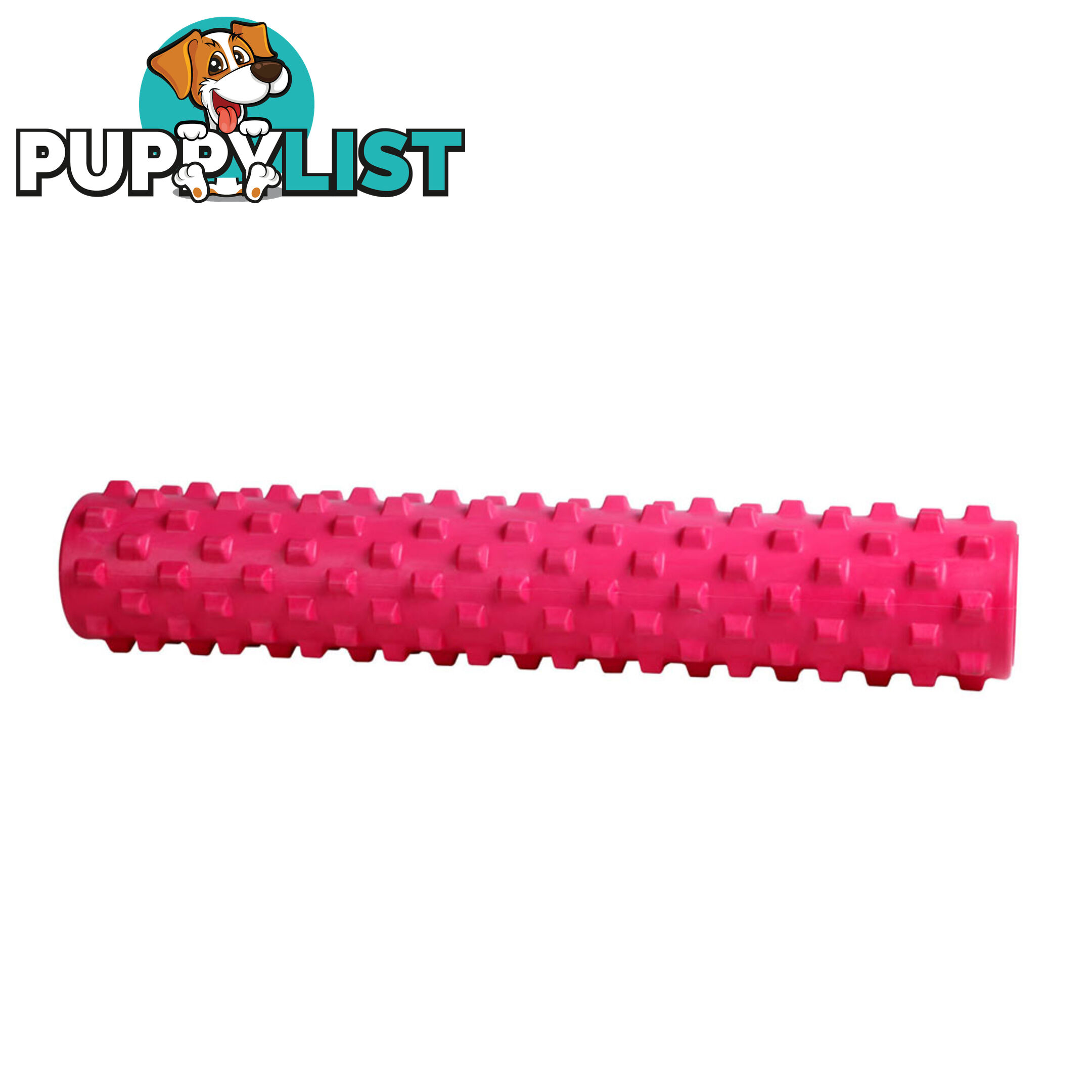 Yoga Gym Pilates EVA Stick Foam Roller Pink 79 x 13cm