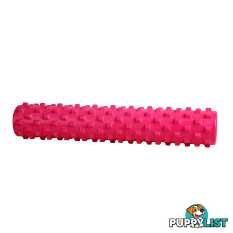 Yoga Gym Pilates EVA Stick Foam Roller Pink 79 x 13cm