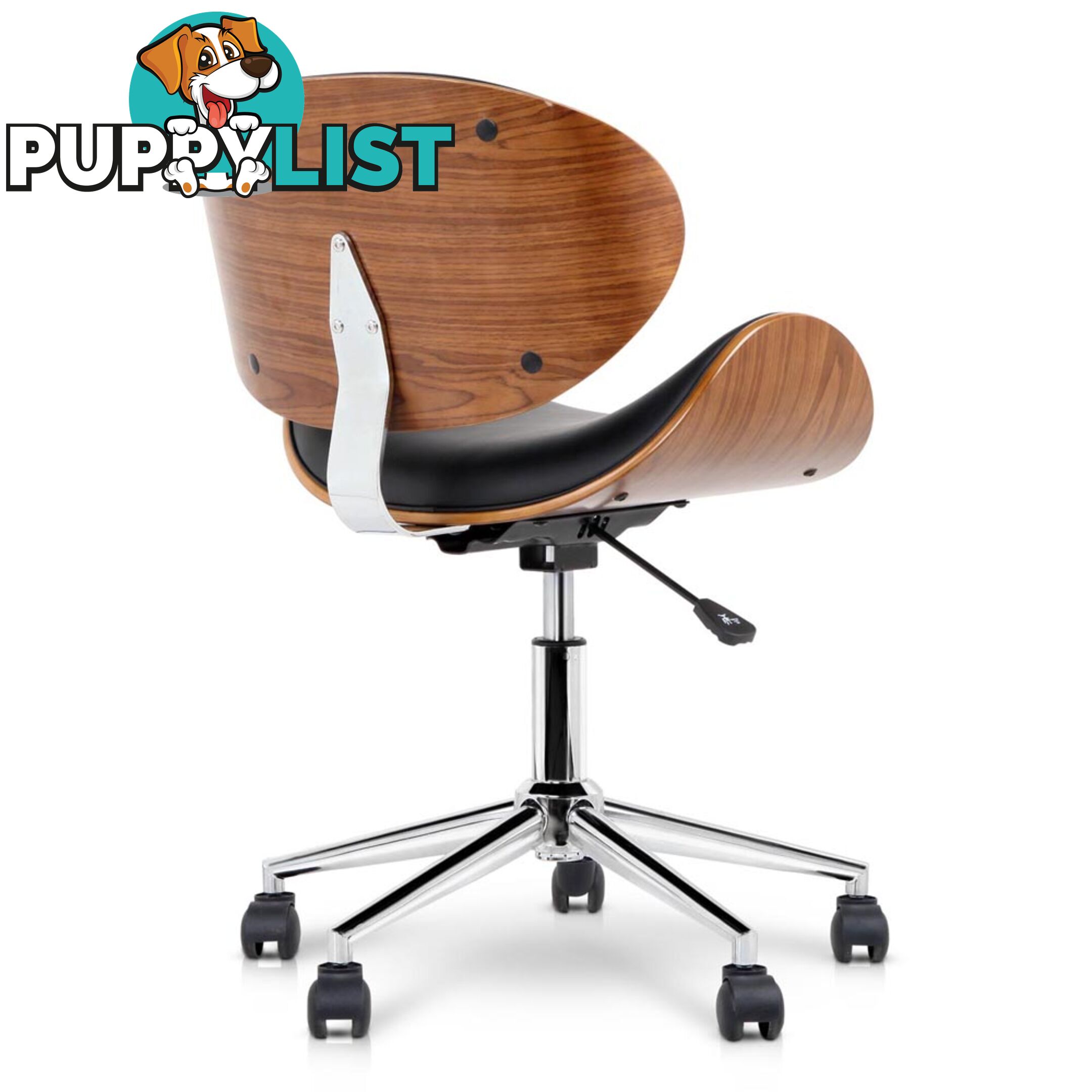 PU Leather Curved Office Chair